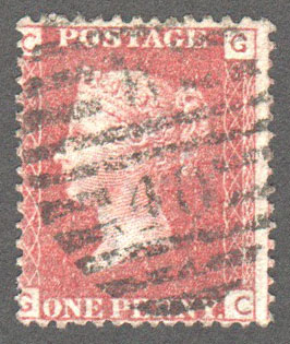 Great Britain Scott 33 Used Plate 112 - GC - Click Image to Close